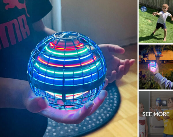 magic led kids flying ball