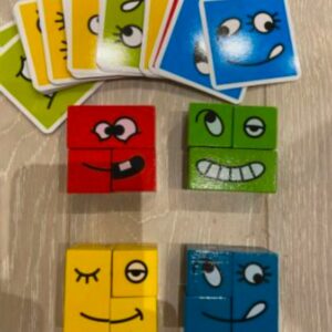 expression puzzle building blocks game for kids