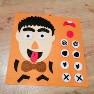 kids facial expression puzzle set for kids