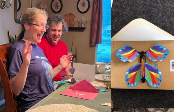 grandparents trying the wonder flutter butterfly set for their grandkids