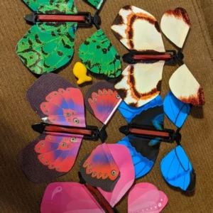 wonder flutter flying butterfly set in different colors