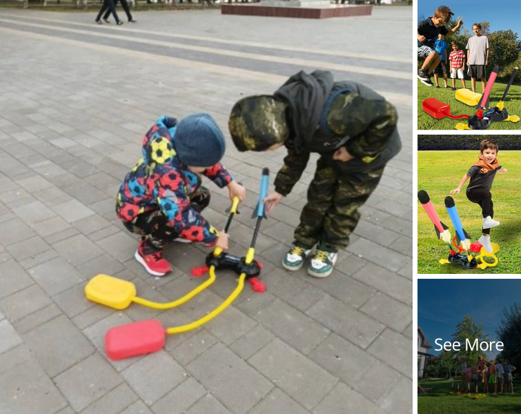 Dual Toy Rocket Launcher