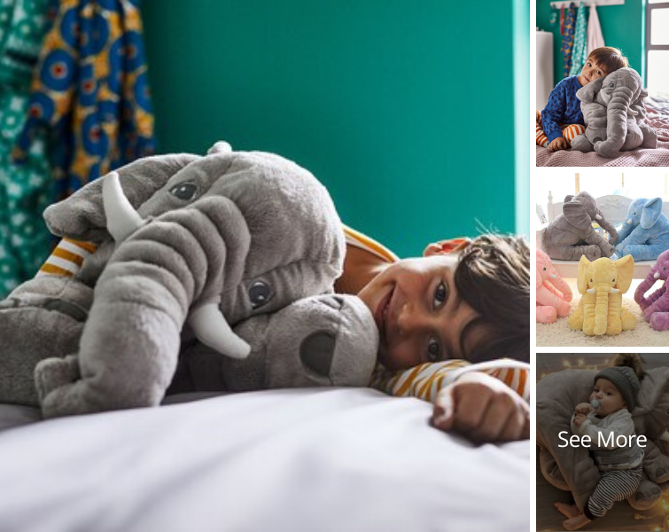 Elephant Baby Pillow