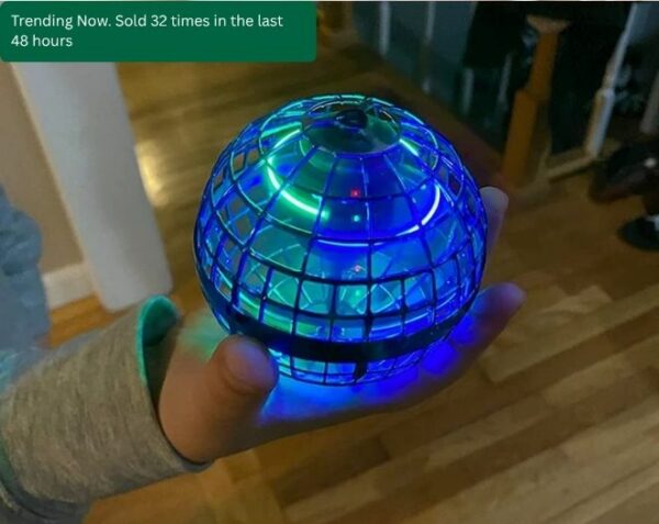 The glowing hover ball