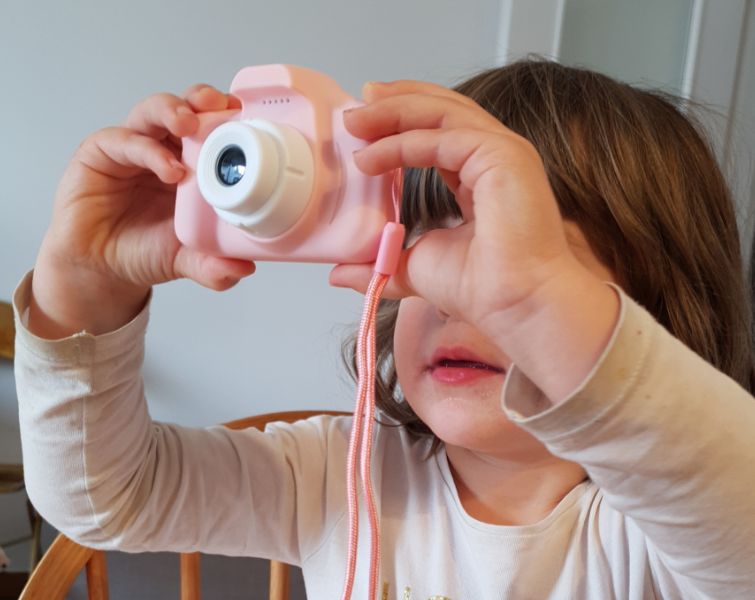 Pink LittleLens camera