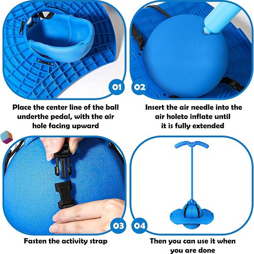 Child bouncing on the Balance Pogo Ball