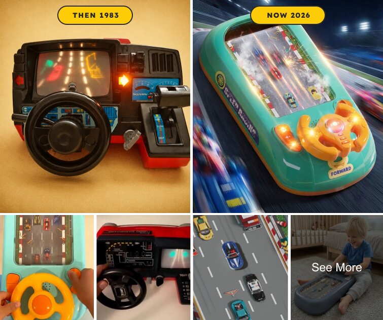 TurboRace Interactive Game Set with 200 Challenges