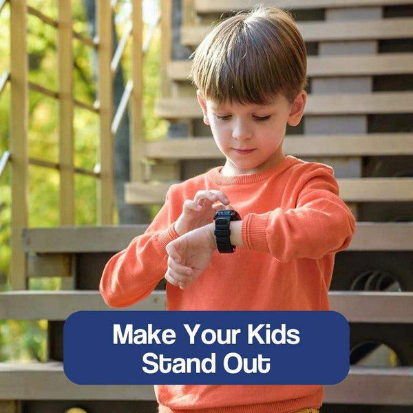 Child using the Kids Multi-purpose Smartwatch outdoors
