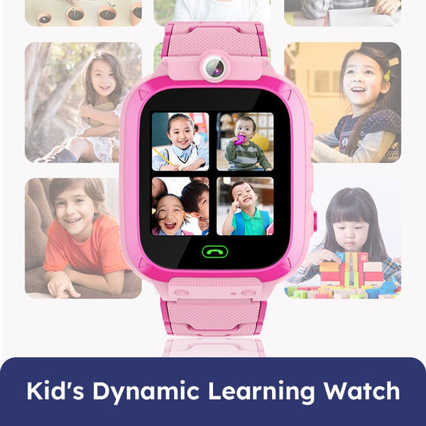 Pink Kids Multi-purpose Smartwatch with colorful display