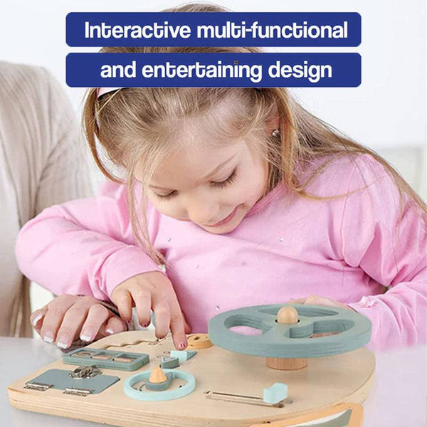 Little Driver Montessori Activity Board features