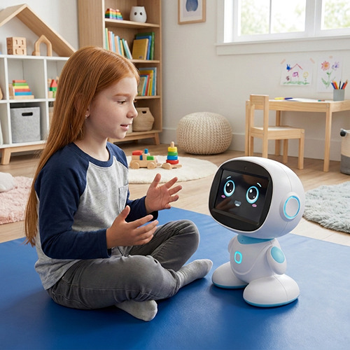 AI-Powered STEM Learning and Playing Robot