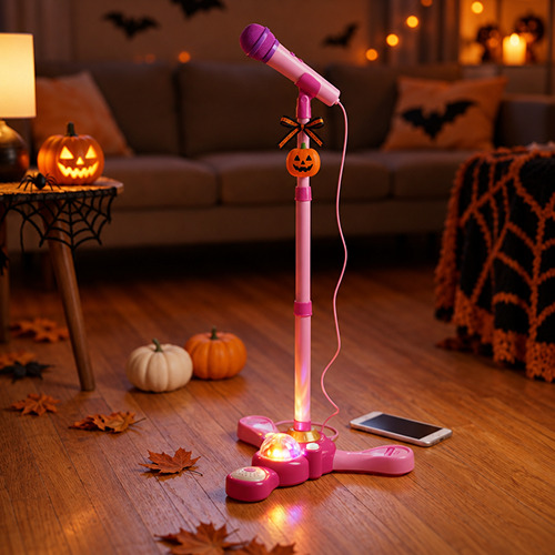 Complete Karaoke Mic Set with LED Stand